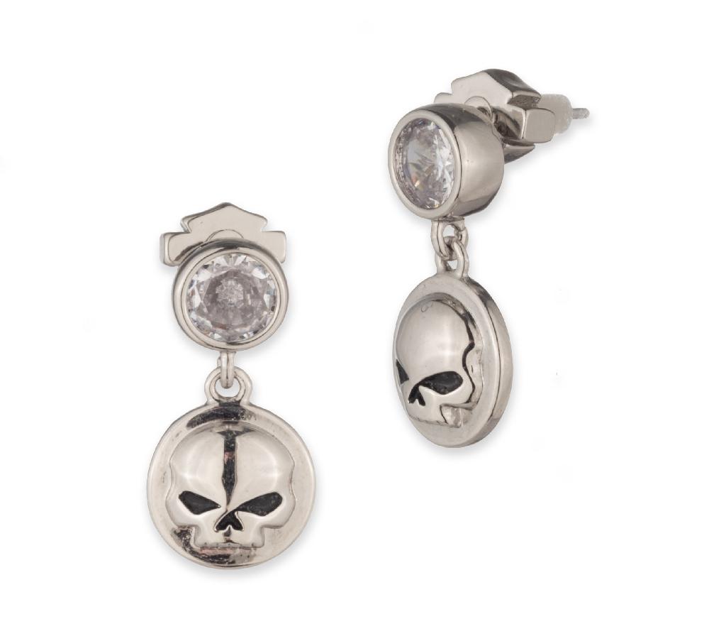 Harley Women's Crystal Willie G Drop Earrings