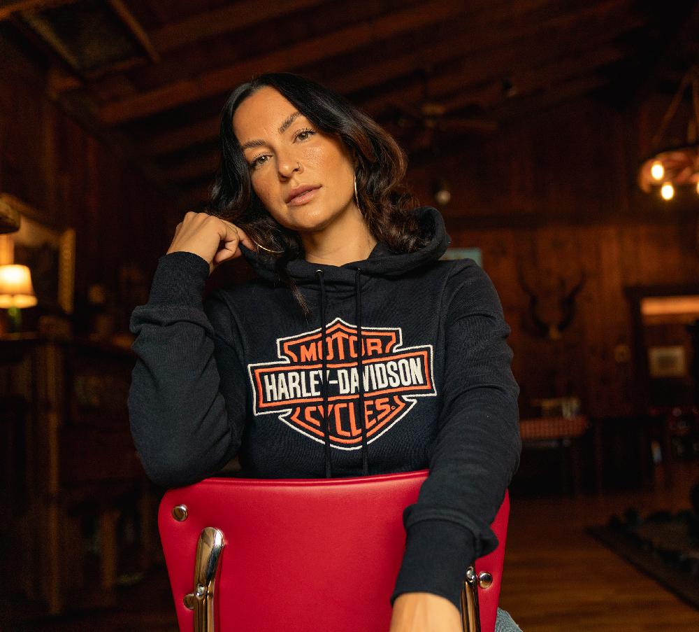 Harley Women's Custom Bar & Shield Pullover Hoodie