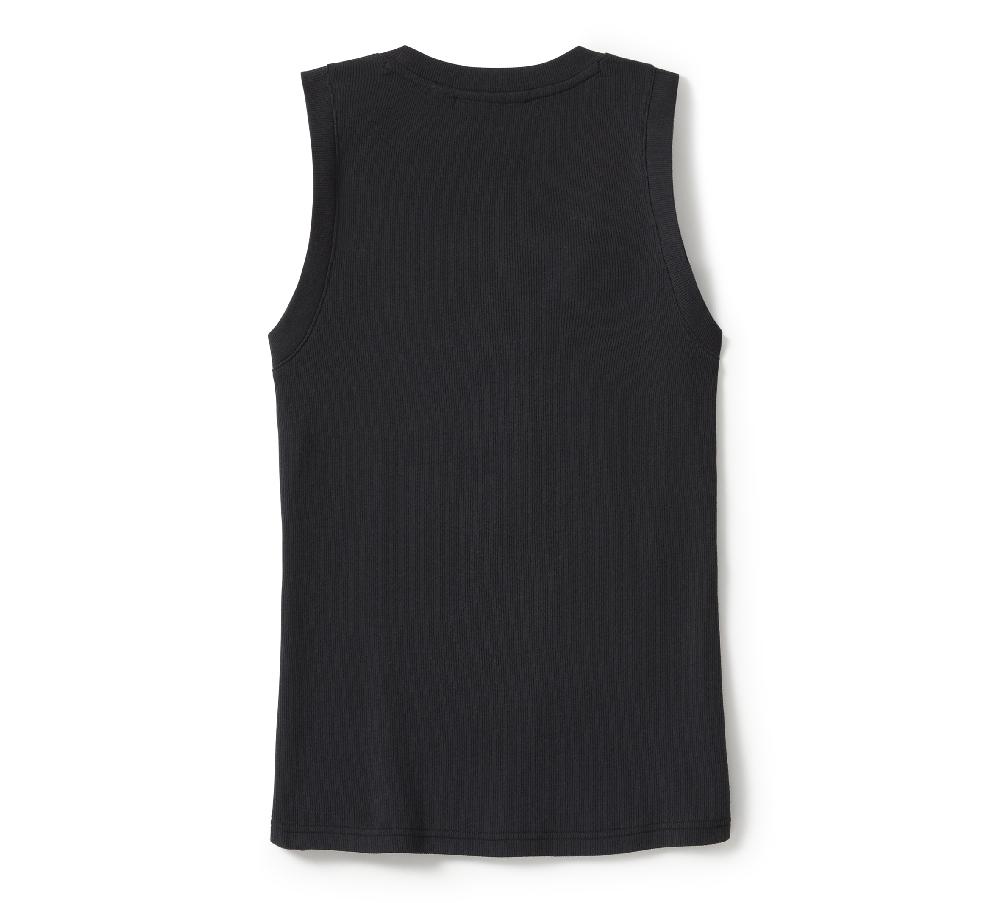 Harley Women's Essential Arched Font Ribbed Tank
