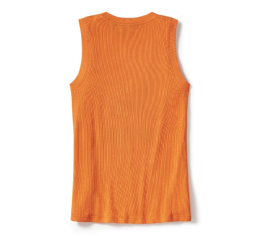 Harley Women's Essential Arched Font Ribbed Tank