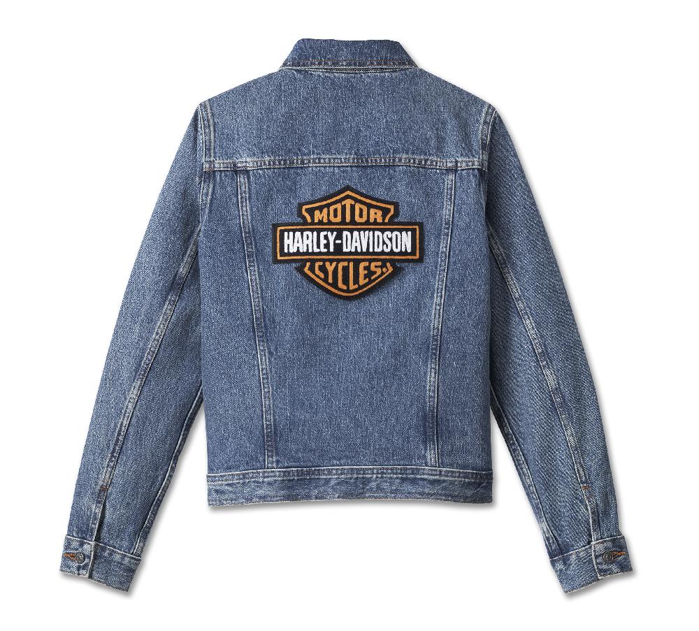 Harley Women's Essential Bar & Shield Denim Jacket