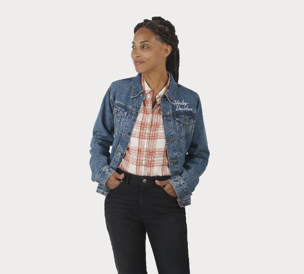 Harley Women's Essential Bar & Shield Denim Jacket