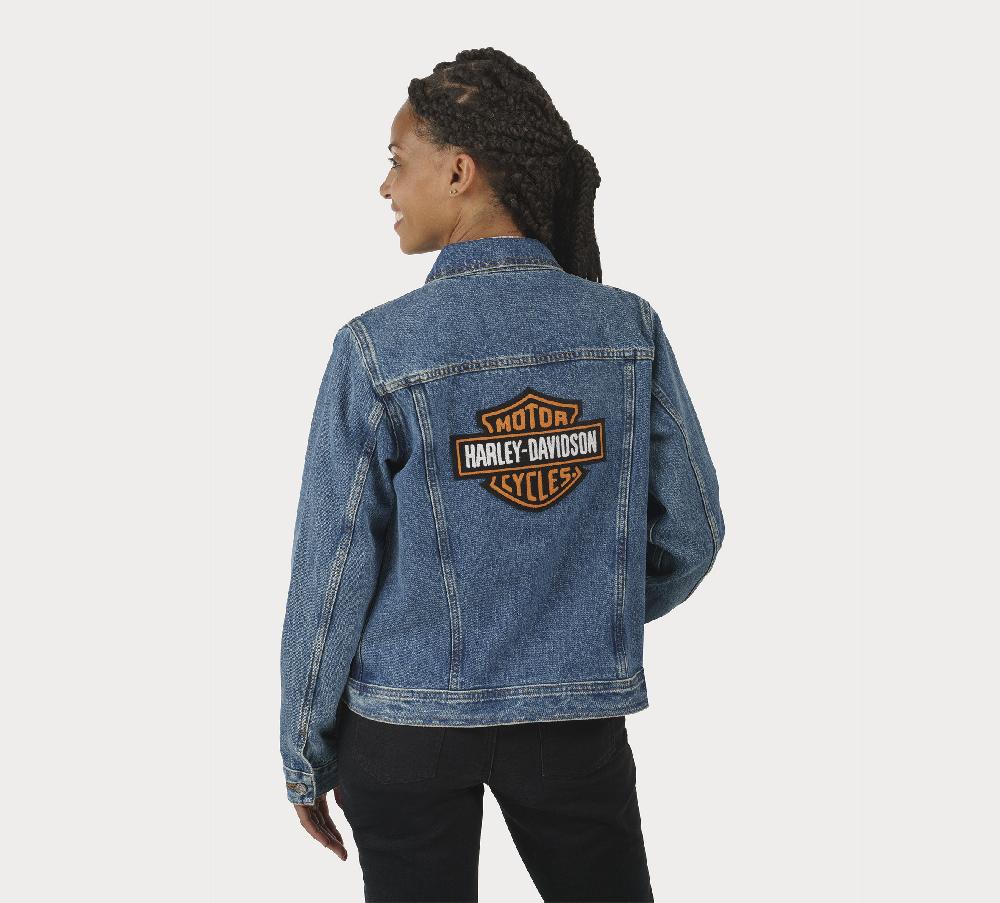 Harley Women's Essential Bar & Shield Denim Jacket