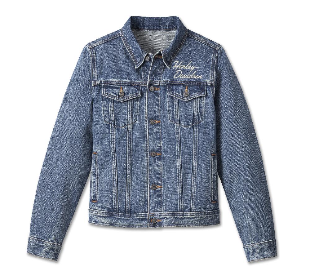 Harley Women's Essential Bar & Shield Denim Jacket