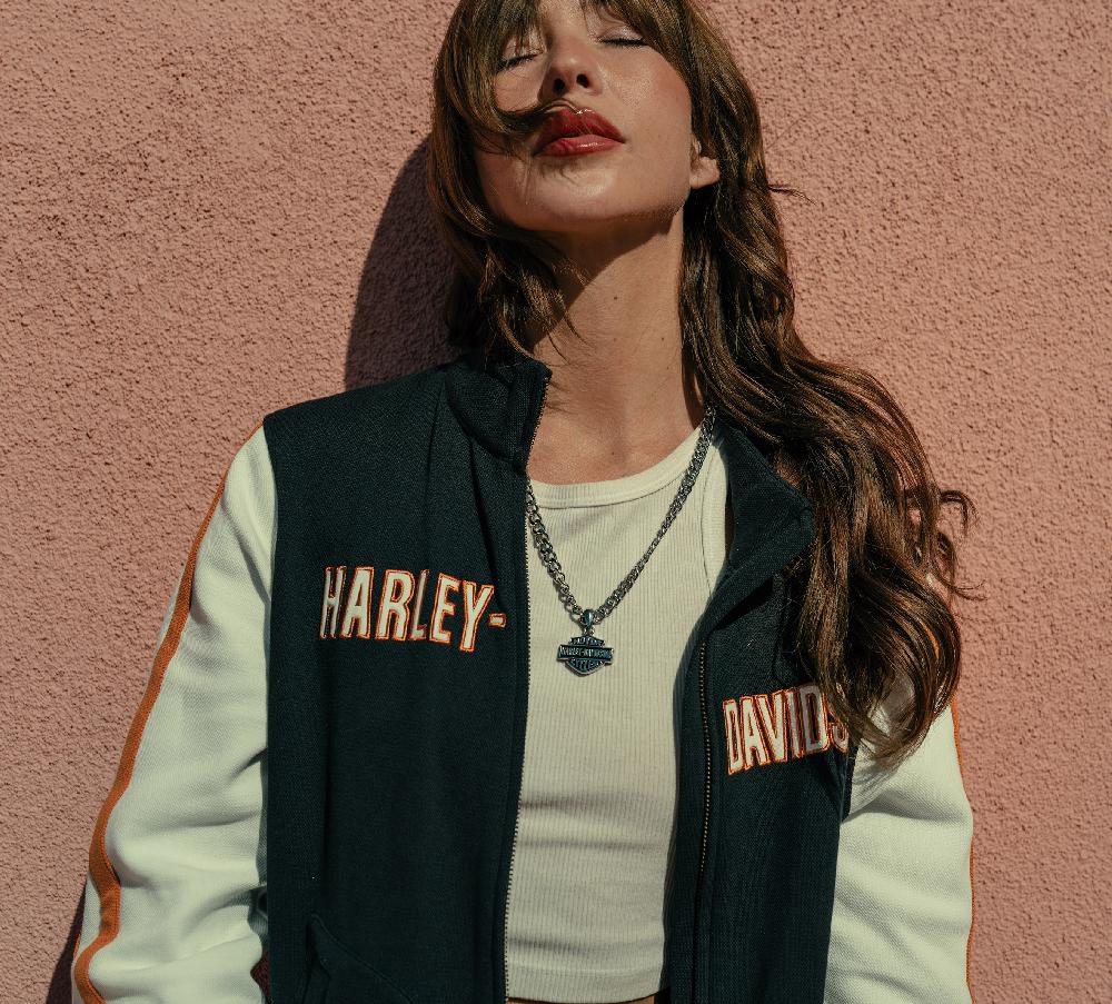 Harley Women's Essential Blocked Track Jacket