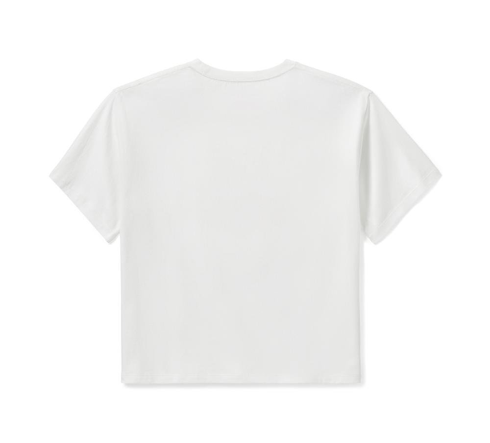 Harley Women's Flaming Eagle Boxy Tee