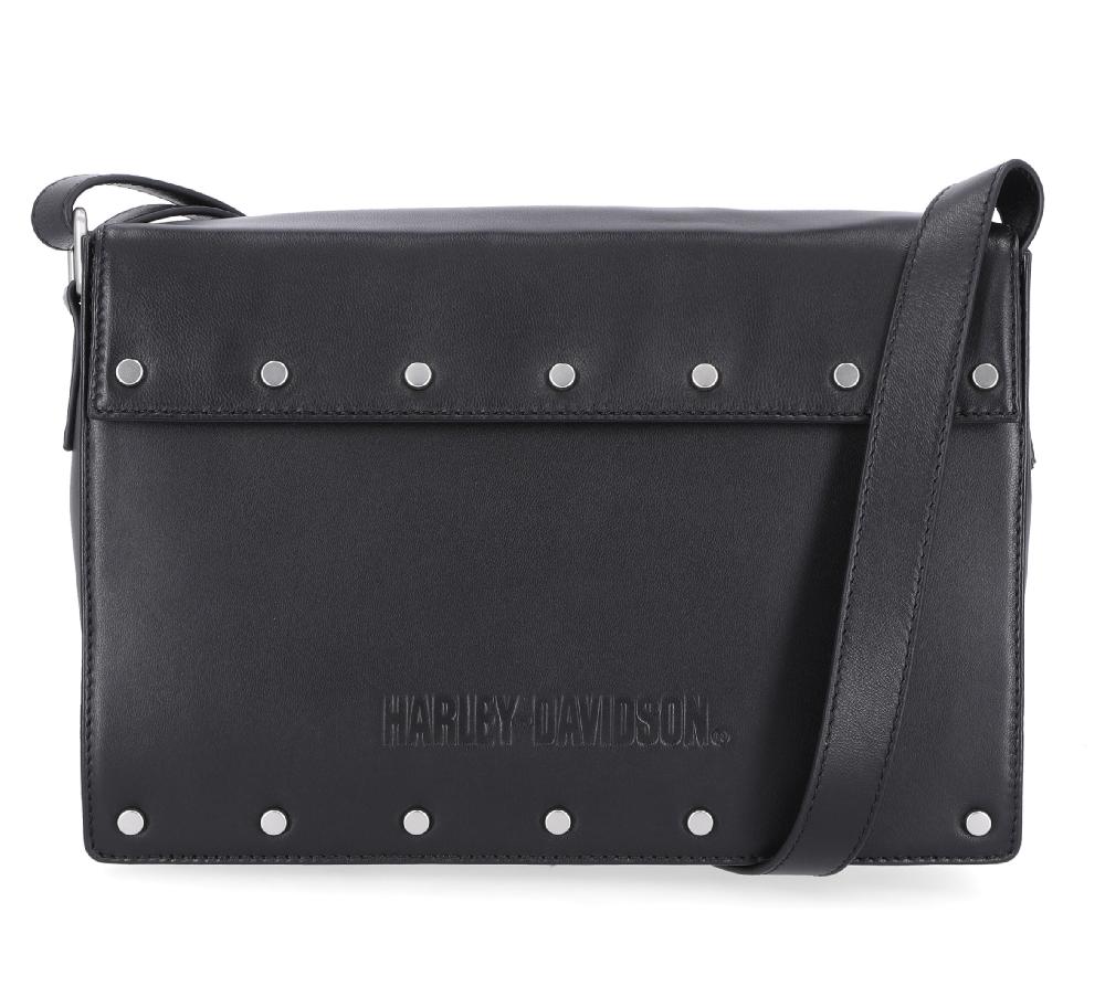 harley Women's Flat Stud Flap Bag