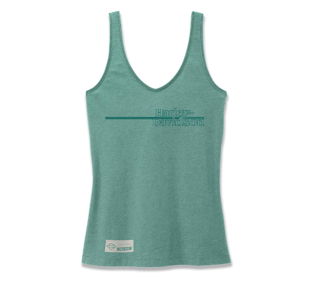 Harley Women's H-D Split Lane V-Neck Tank Top
