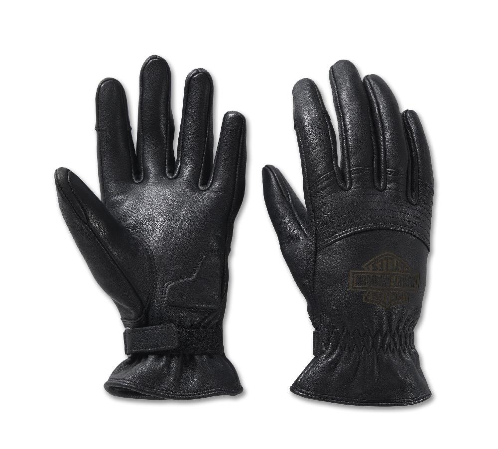 Harley Women's Helm Leather Work Gloves