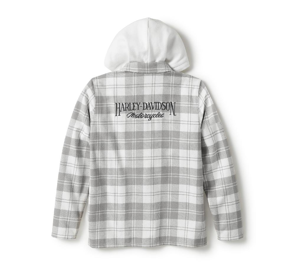 Harley Women's Heritage Plaid Hooded Shacket