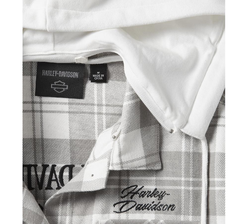 Harley Women's Heritage Plaid Hooded Shacket