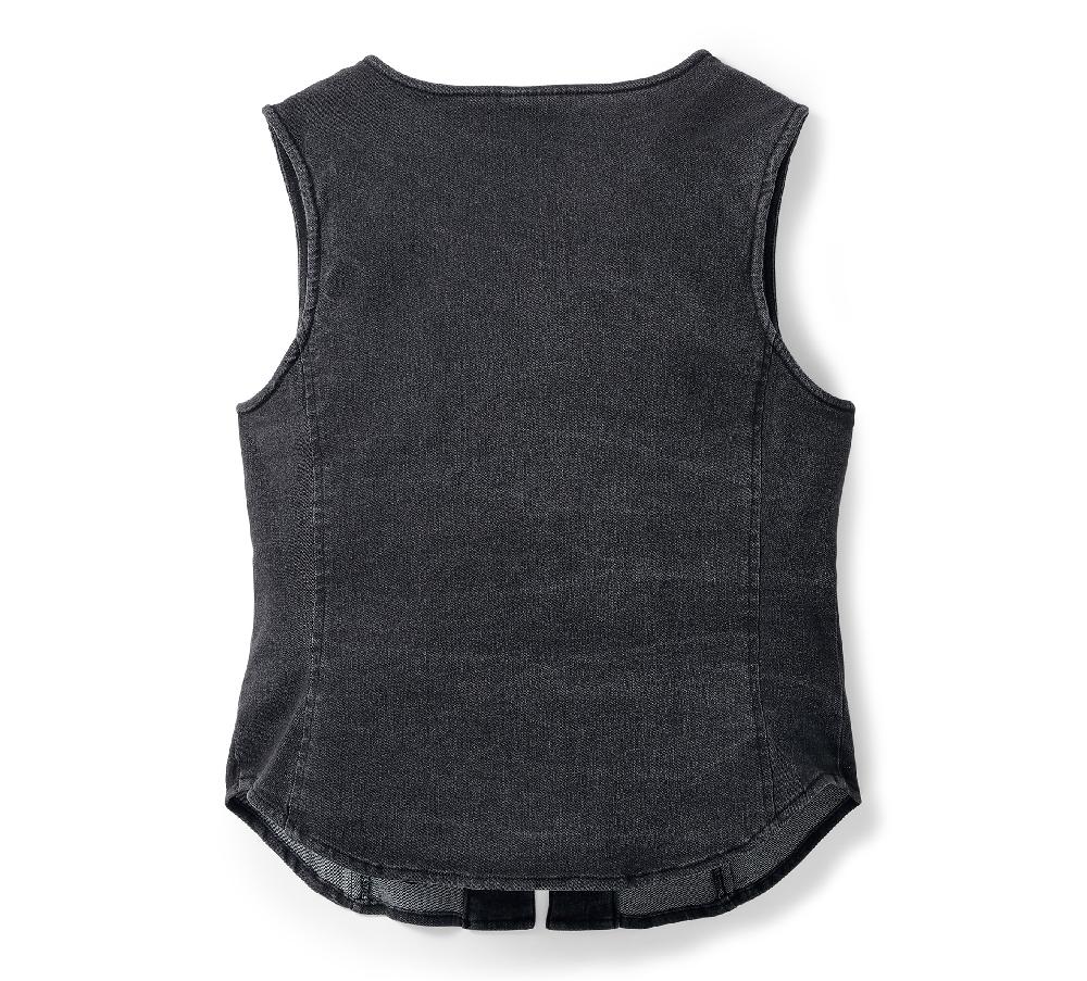 Harley Women's Lace Up Vest