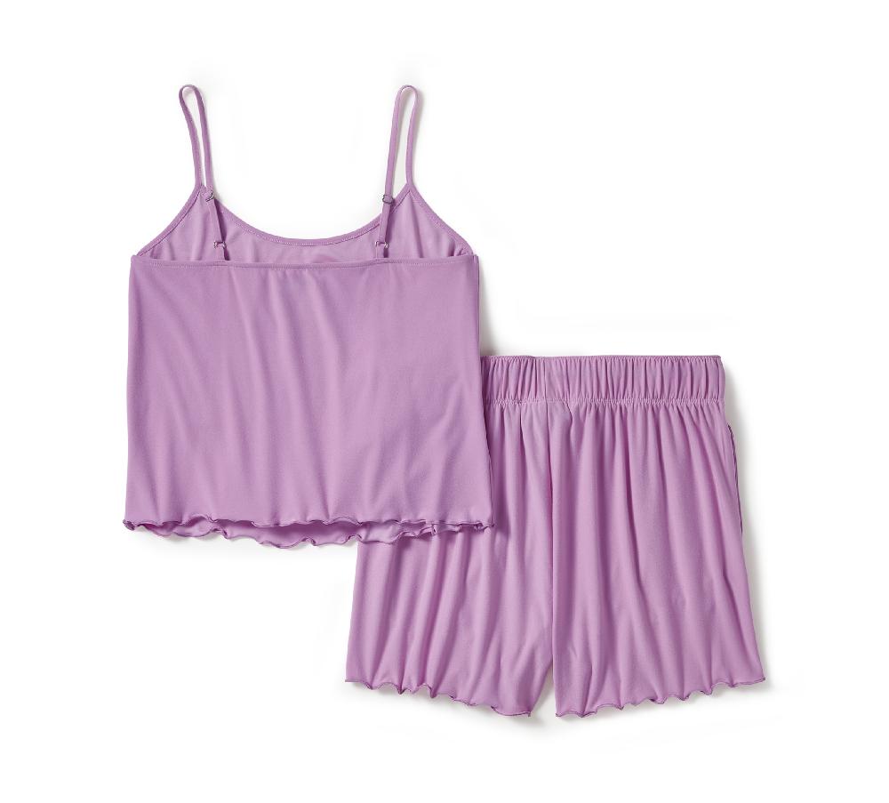 Harley Women's Lettuce Trim Pajama Short Set