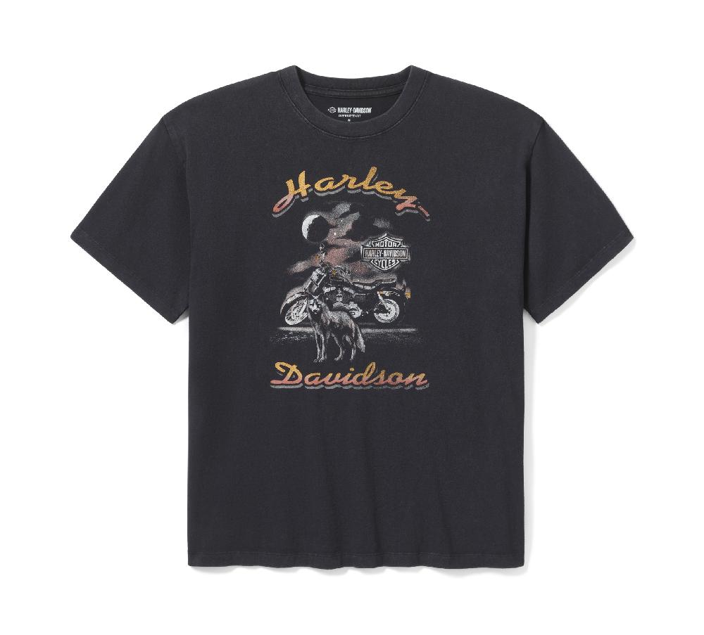 harley Women's Lone Wolf Lowrider Oversized Tee