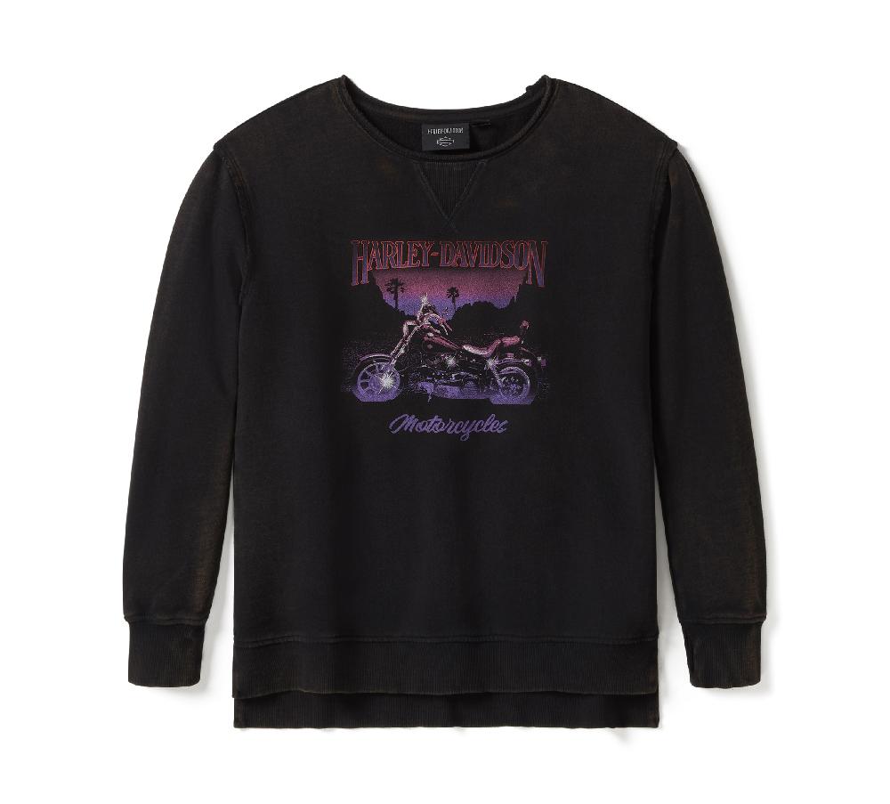 harley Women's Lowrider Sunset Oversized Crew