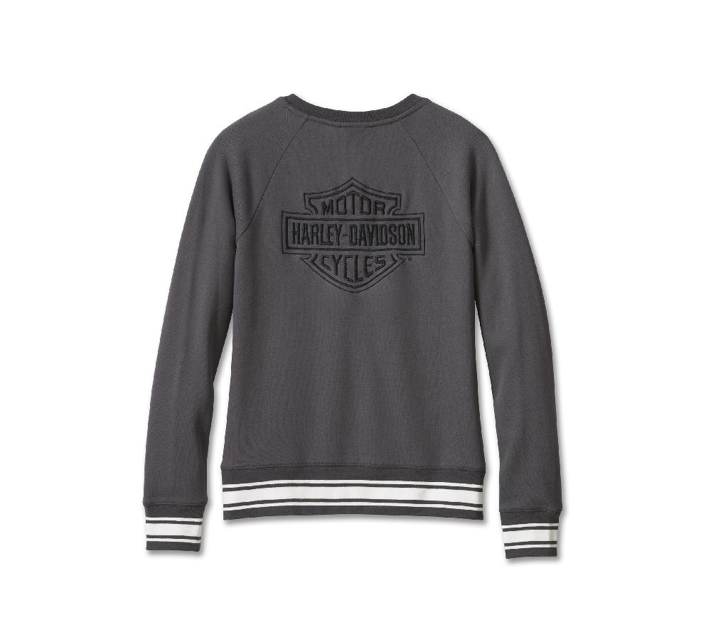 Harley Women's Race Her Crewneck Pullover