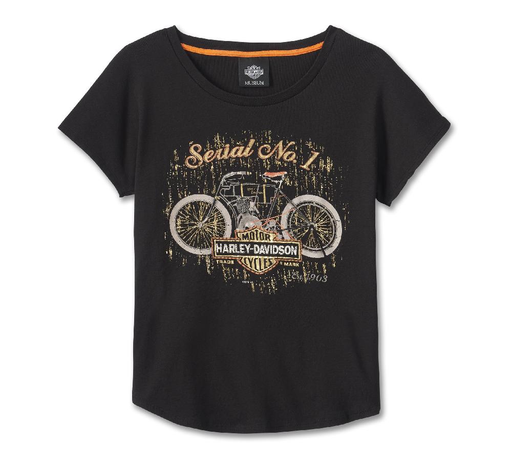 harley Women's Serial No. 1 Bling Short Sleeve Top