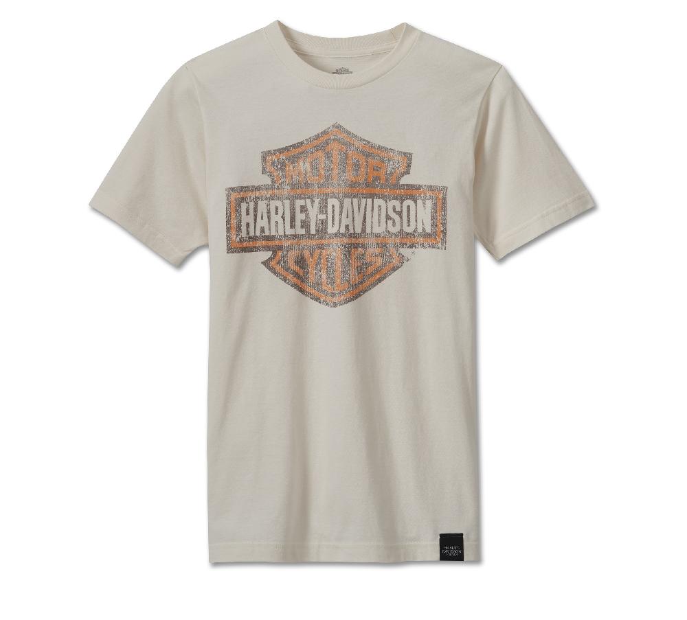 harley Women's Short Sleeve Vintage Bar & Shield Tee