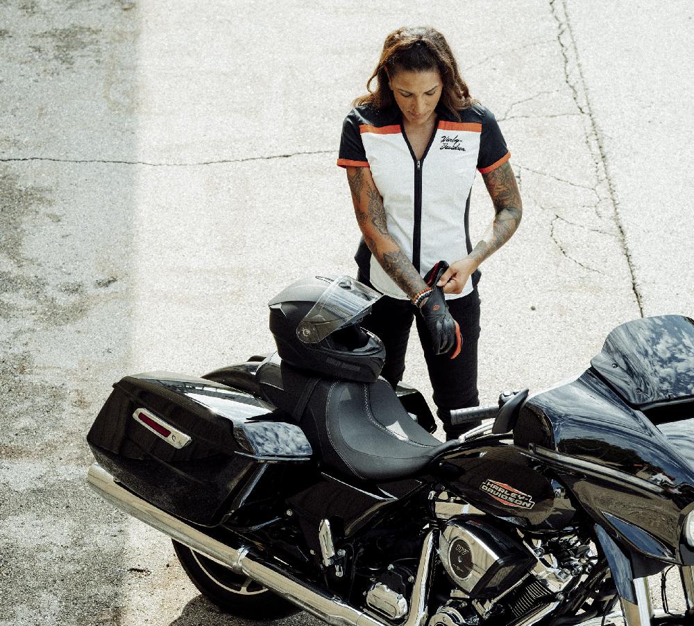 Harley Women's Tonkin Leather Gloves