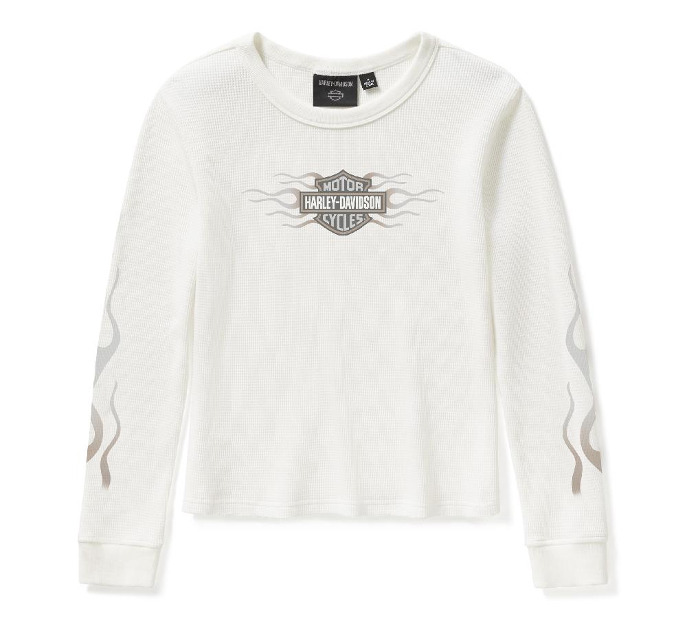 harley Women's Vintage Flames Knit Top