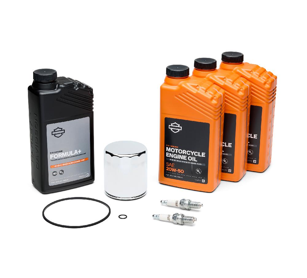 harley XL 20W50/Formula+ Tune Up Kit – Chrome Filter