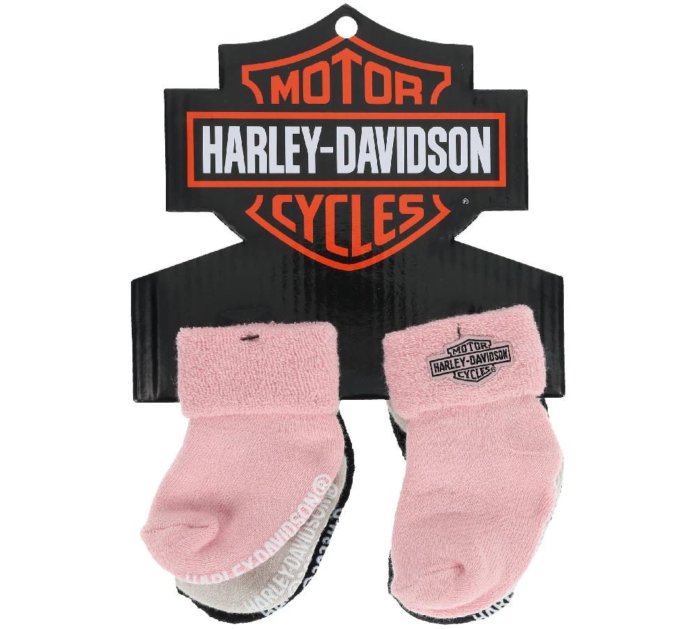 harley Infant Girls's 3 Pack Socks in Dusty Pink / Vintage Cream