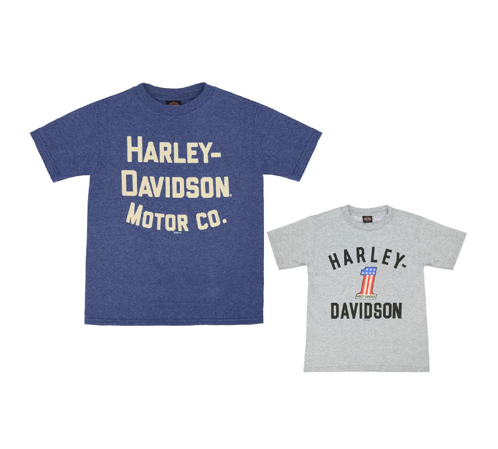 harley Little Boy's #1 & Harley-Davidson Motor Co Tees