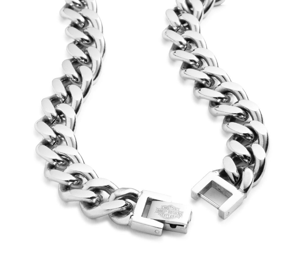 Harley Men's 24" Willie G Curb Chain Collar Necklace