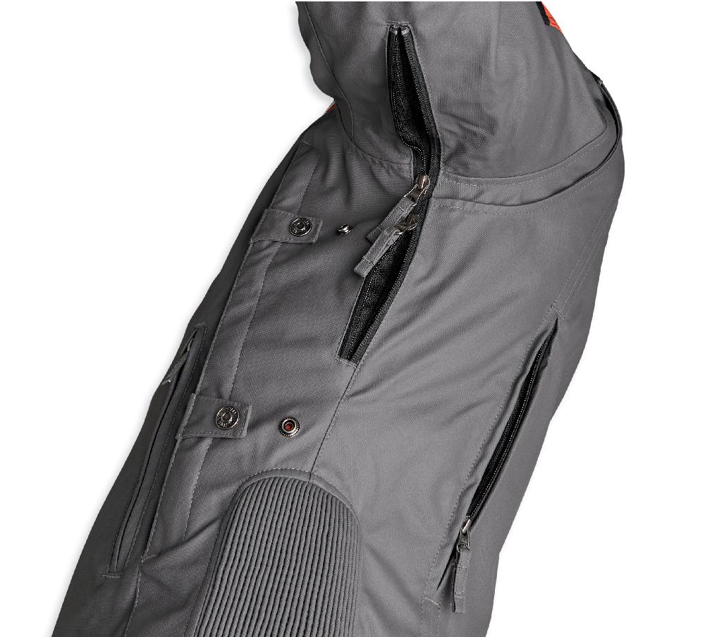 Harley Men's Amalgam Textile Triple Vent System Riding Jacket