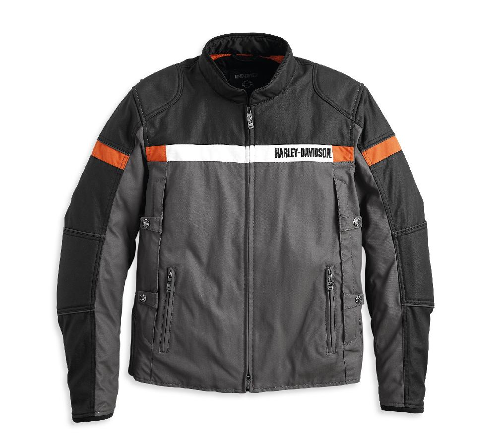 harley Men's Amalgam Textile Triple Vent System Riding Jacket