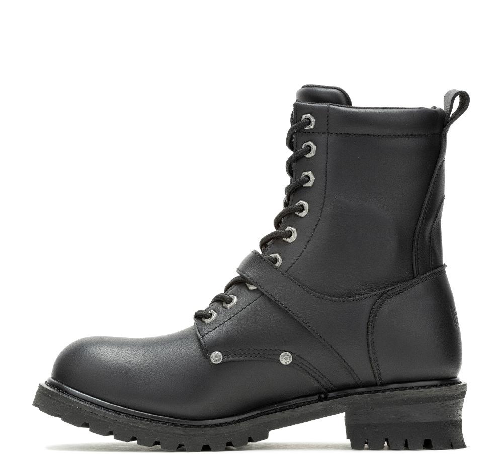 Harley Men's Faded Glory Waterproof Leather Skull Riding Boot