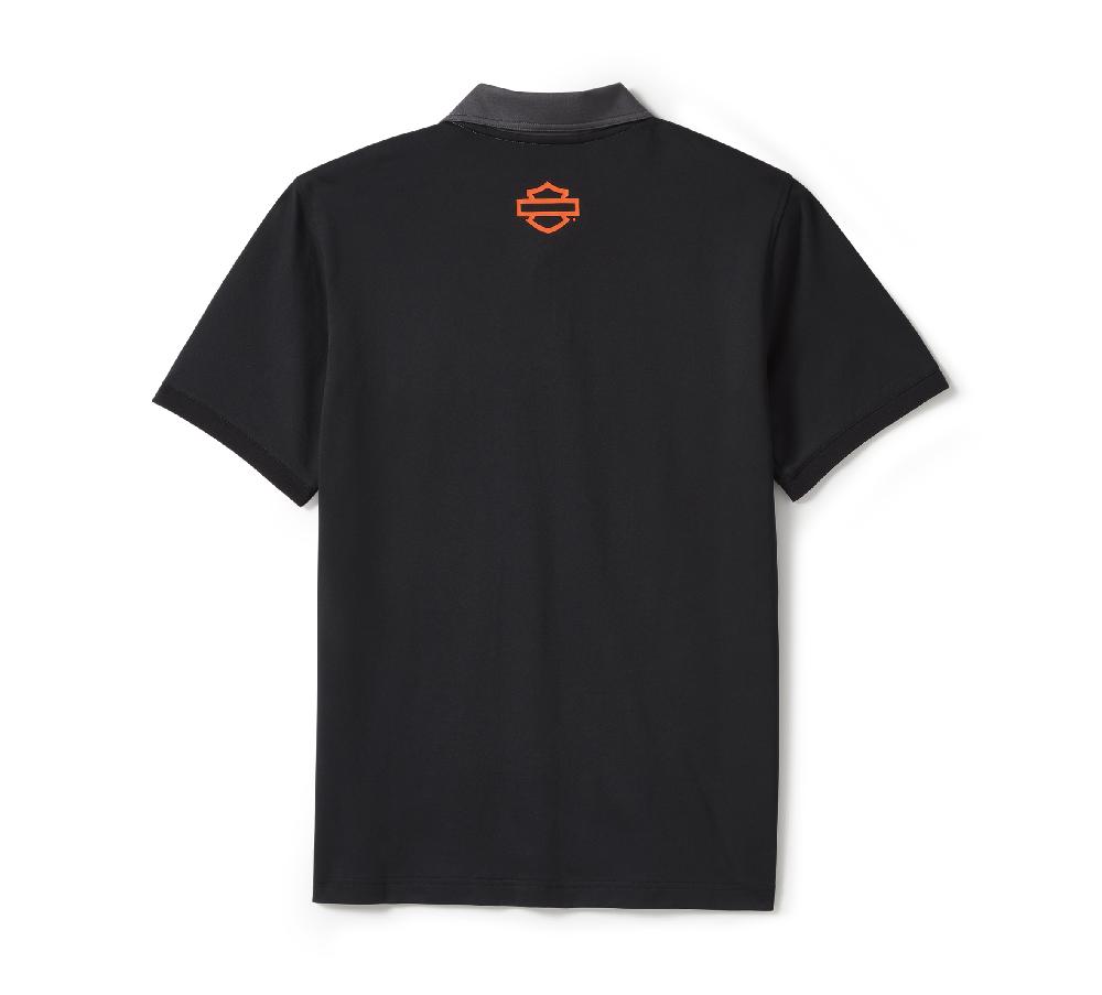 Harley Men's H-D® TECH Coolmax® Short Sleeve Polo