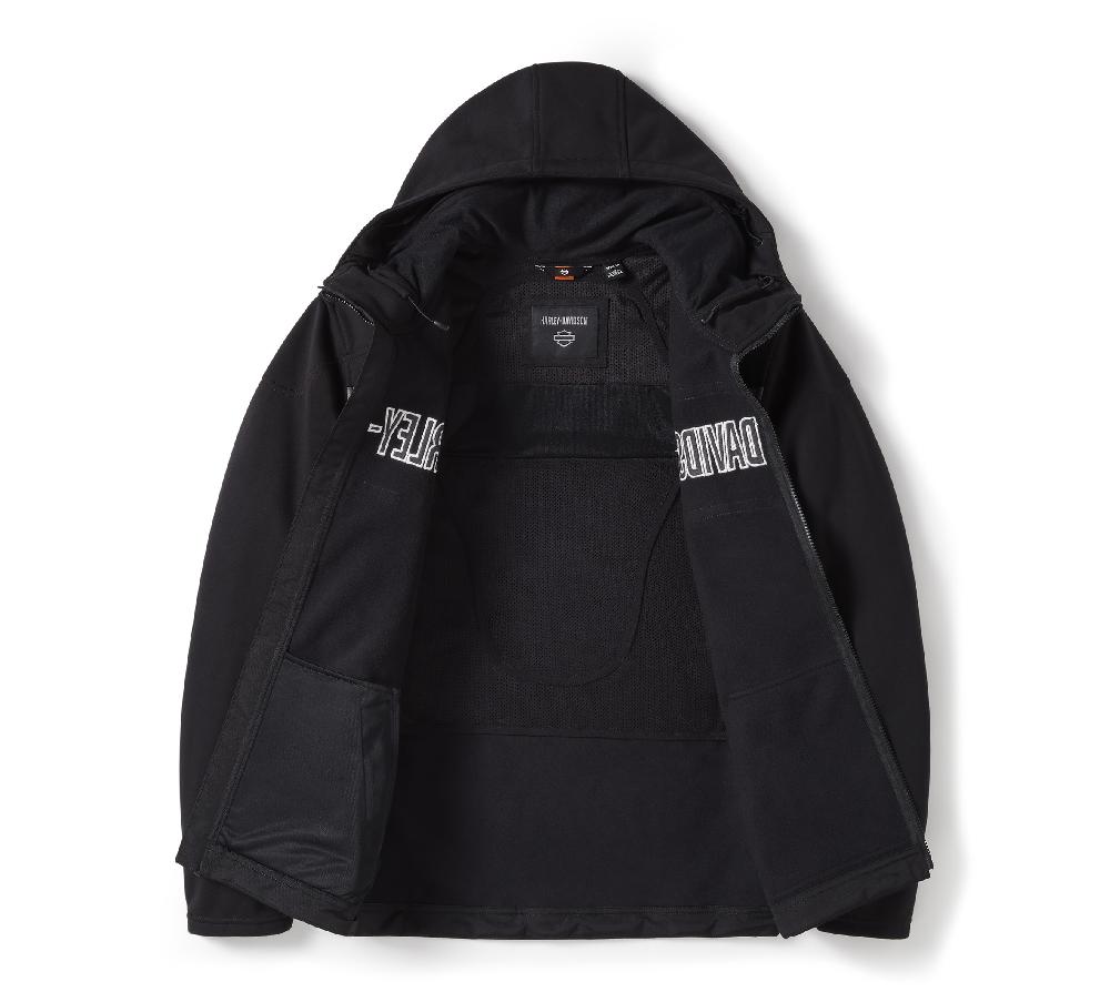 Harley Men's H-D® Trenton Deflector 2.0 Hooded Riding Fleece