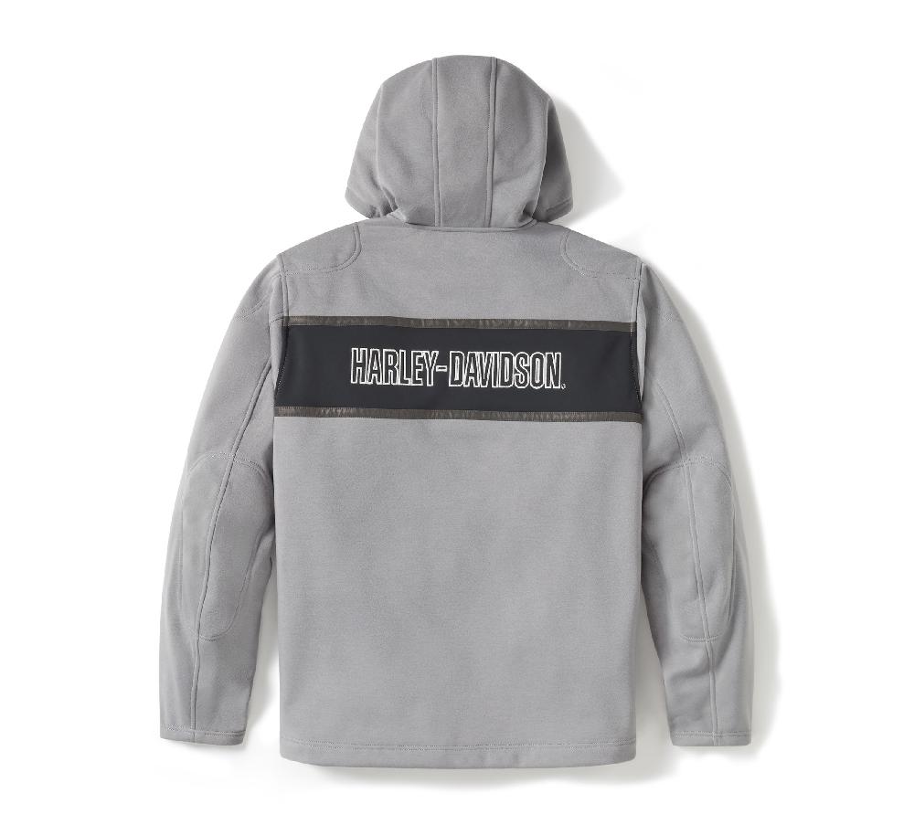 Harley Men's H-D® Trenton Deflector 2.0 Hooded Riding Fleece