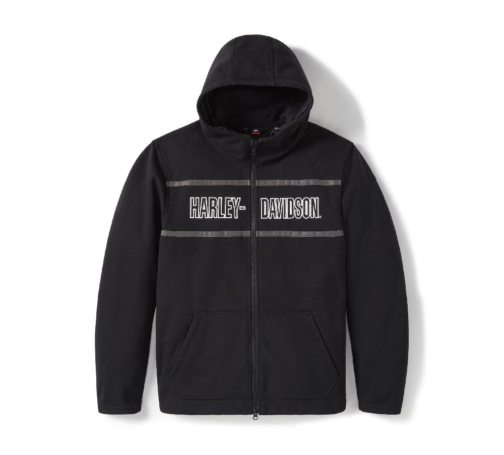 harley Men's H-D® Trenton Deflector 2.0 Hooded Riding Fleece