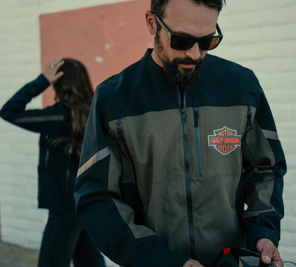 Harley Men's H-D® Waterproof Textile Riding Jacket