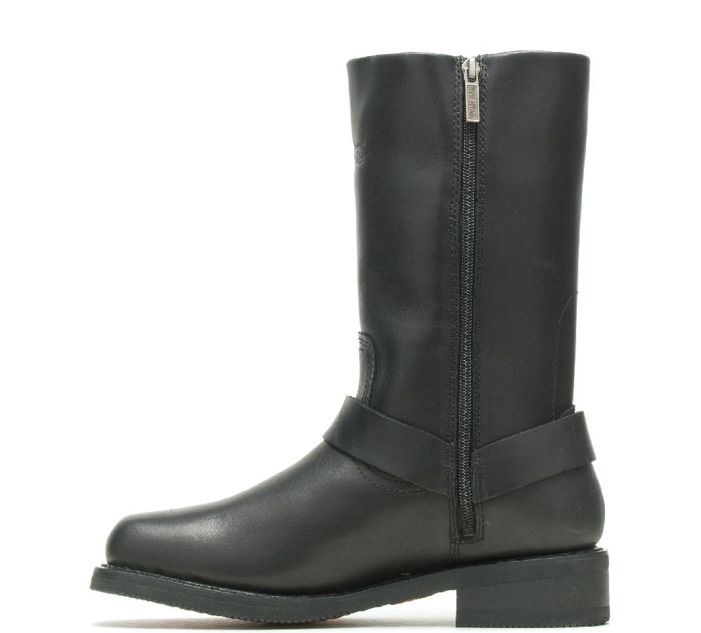 Harley Men's Hustin Waterproof Leather Riding Boots