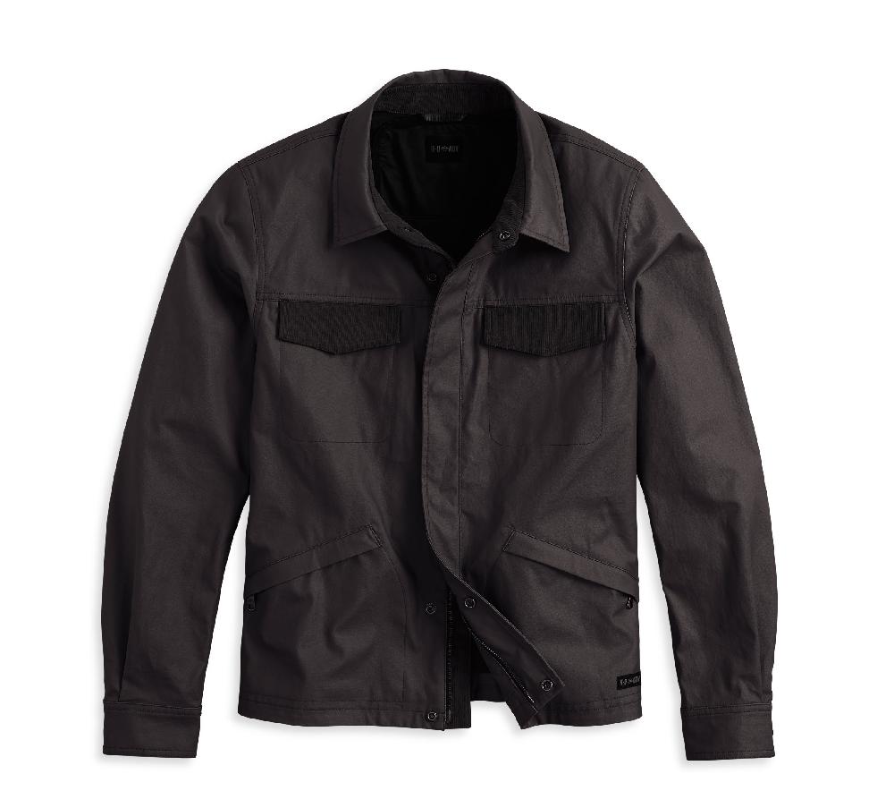 harley Men's Overlook Harley-Davidson ADV Waxed Riding Jacket