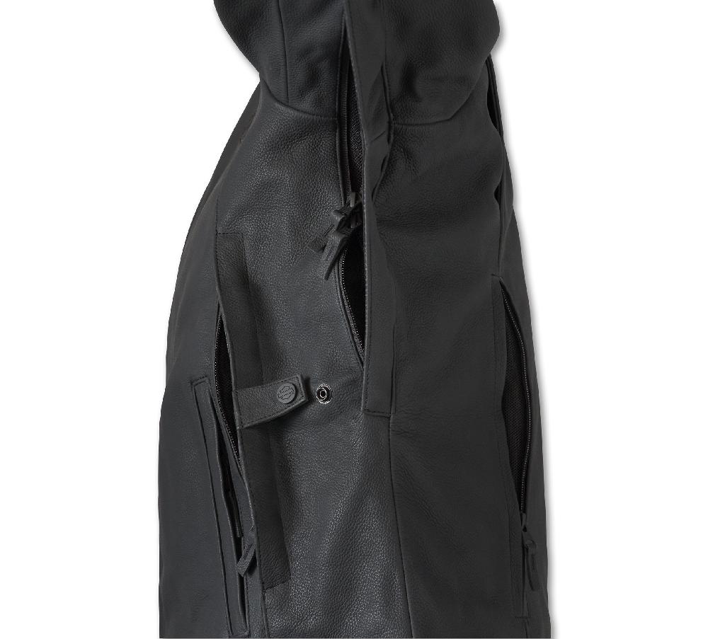 Harley Men's Paradigm Triple Vent System 2.0 Leather Jacket