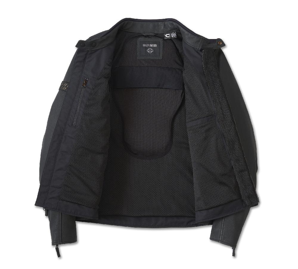 Harley Men's Paradigm Triple Vent System 2.0 Leather Jacket