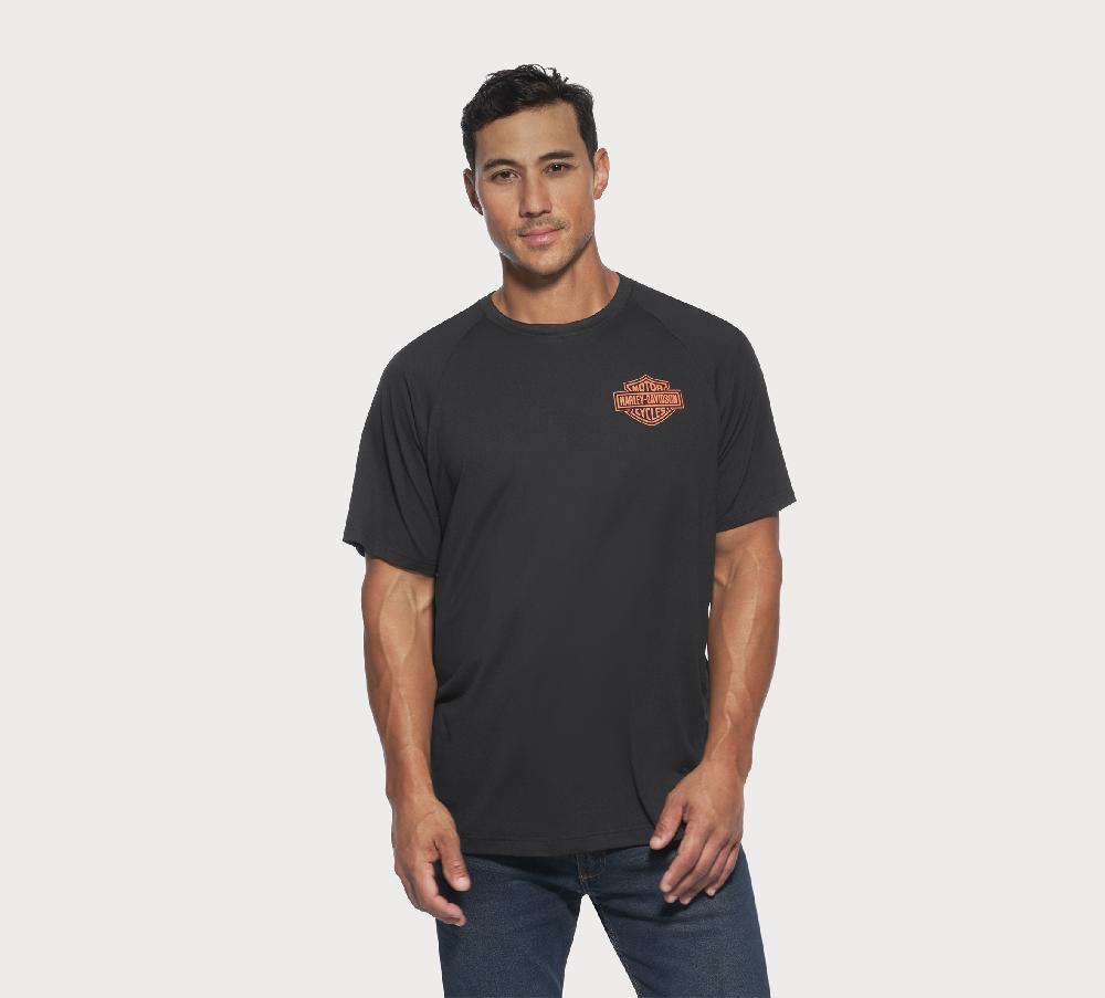 Harley Men's Performance Bar & Shield Short Sleeve Tee