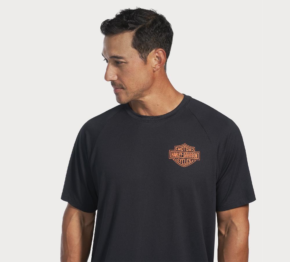 Harley Men's Performance Bar & Shield Short Sleeve Tee
