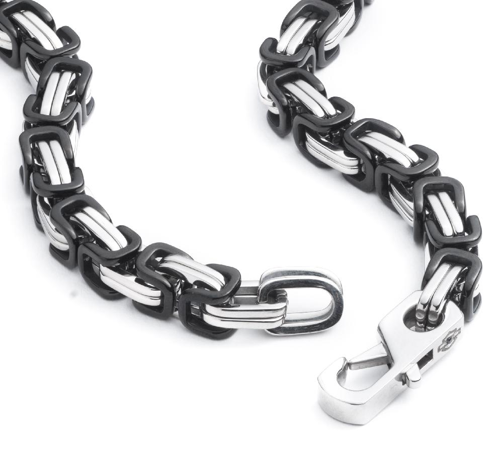 Harley Men's Twotone Interlocked Link 22" Chain Necklace