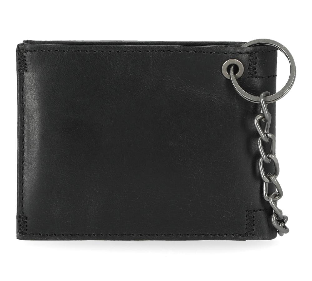 Harley Men's Universal Classic Billfold Leather Wallet With Chain
