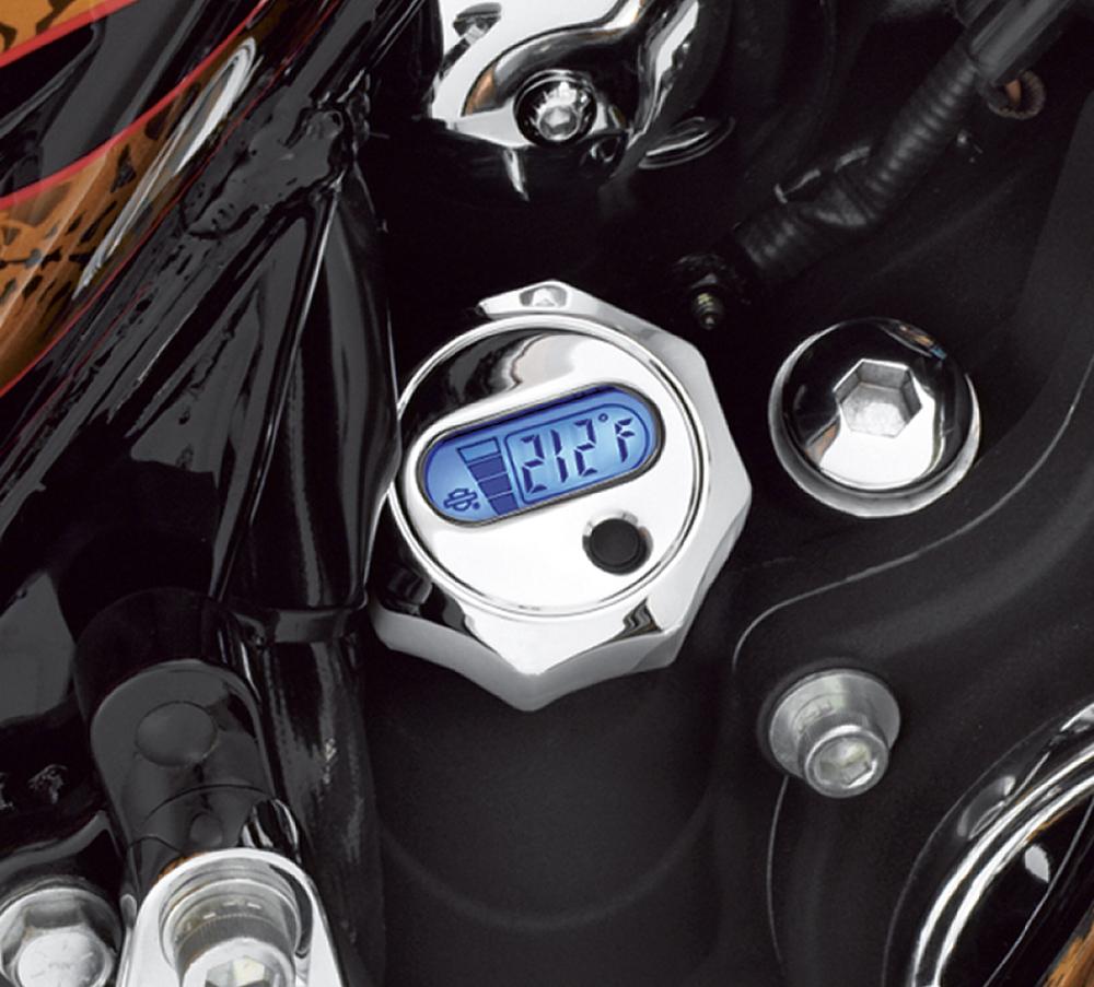 Harley Oil Level And Temperature Dipstick With Lighted LCD Readout