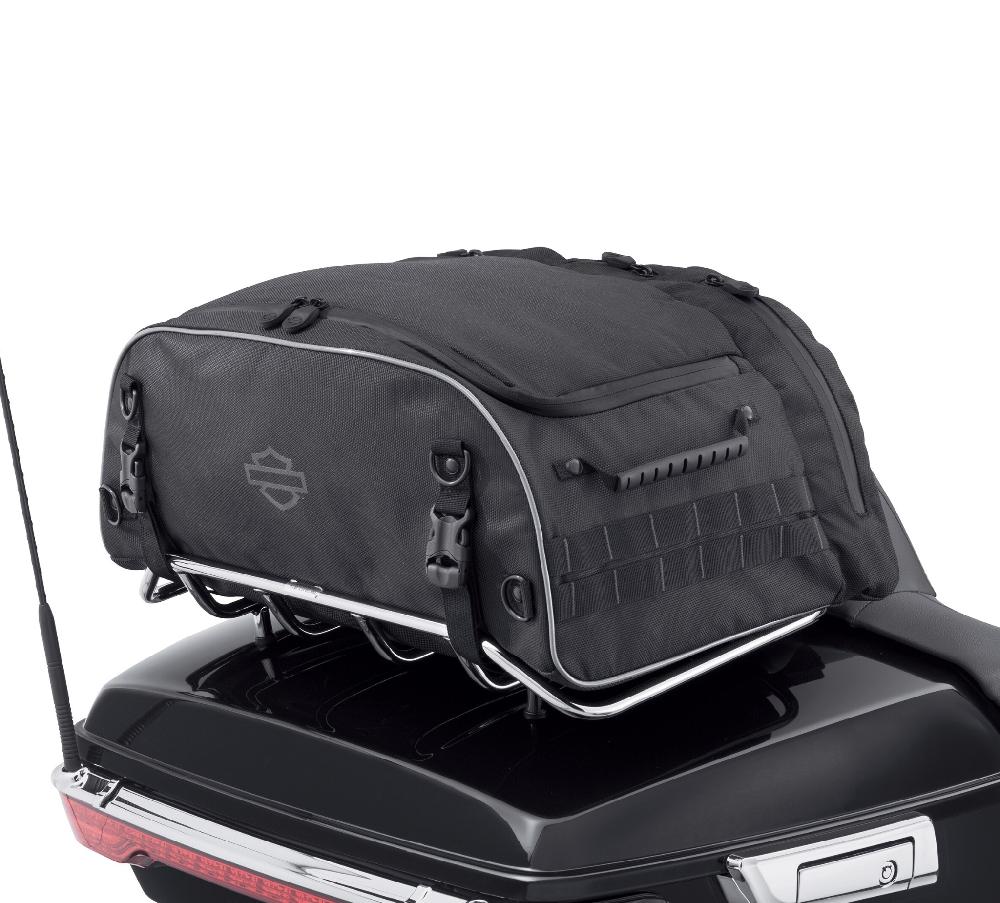 Harley Onyx Premium Luggage Collapsible Tour-Pak Rack Bag