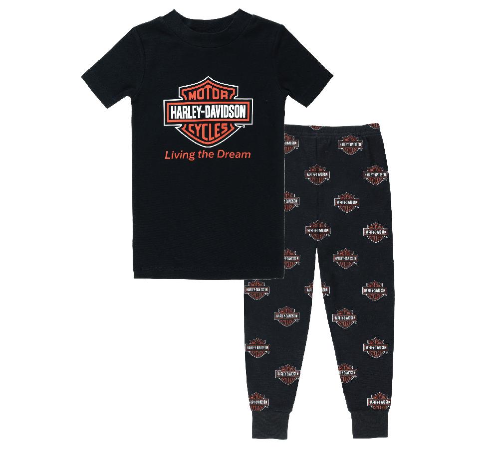 harley Pajamas - Todddler Boys Cotton Snug Fit Gift Set