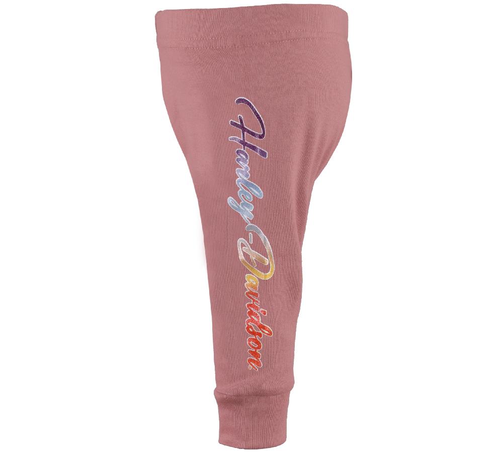 Harley Pants - Infant Girls Rib Legging & Knit Flare Pant Set