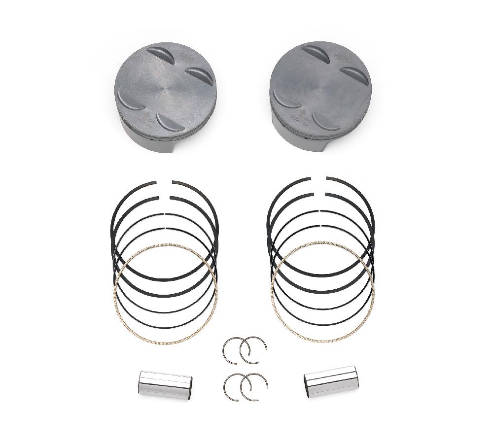 harley Screamin' Eagle Forged High-Compression Piston Kit - 4.155" X 4.5" (122ci)