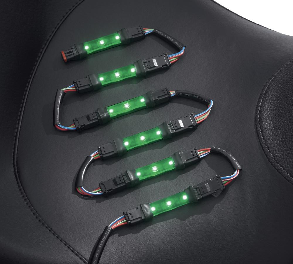 Harley Spectra Glo LED Light Pod 6-Lamp Starter Kit